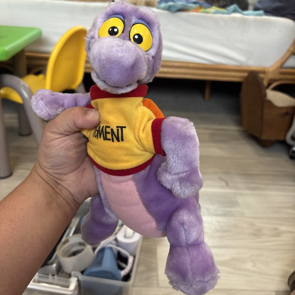 Vtg Figment Walt Disney World Vintage Stuffed Plush 11" Toy Epcot WDW